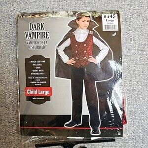 Vampire Halloween Costume Youth Size L